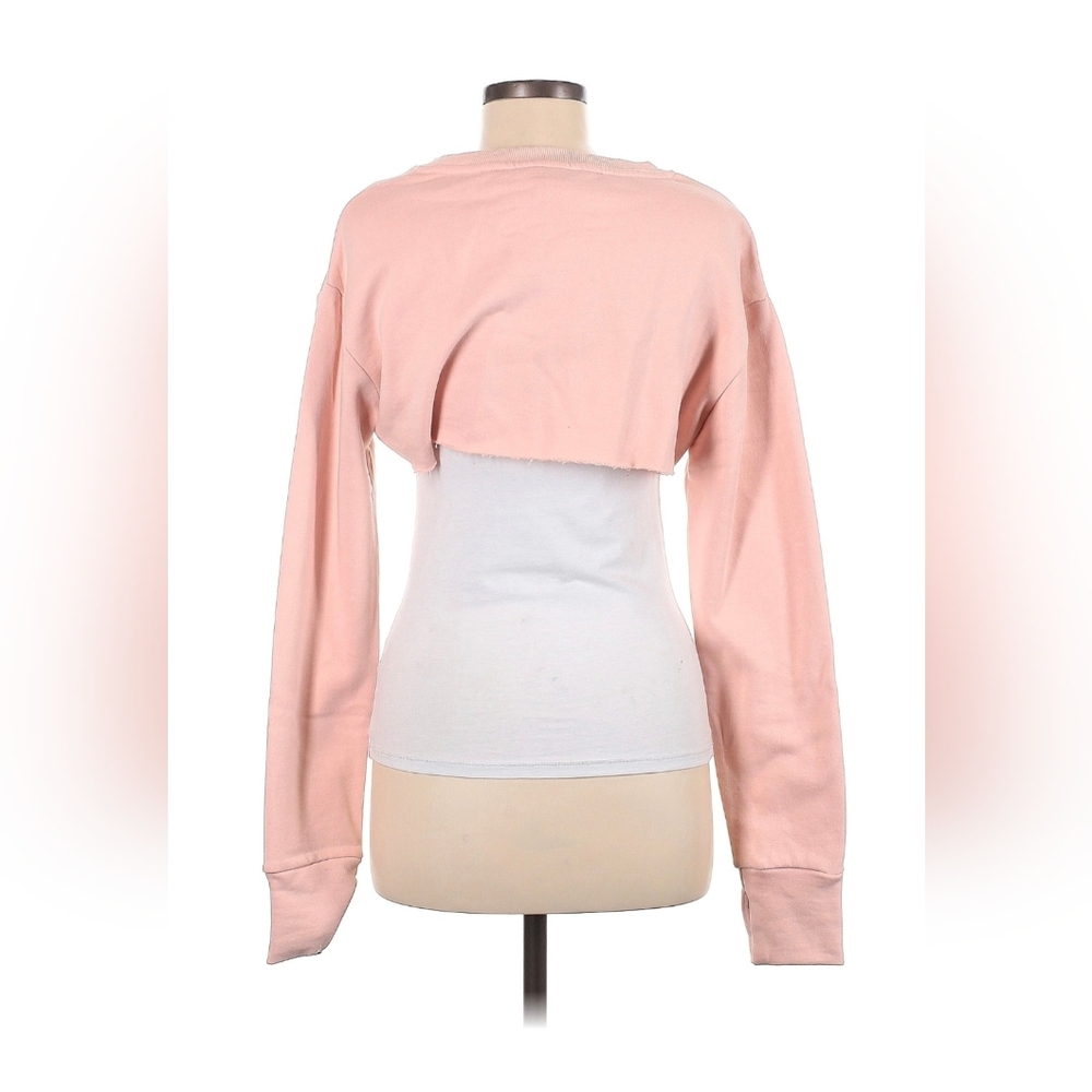 Gymshark Pink Cropped Bolero without White Tank Layer - Picture 2 of 3